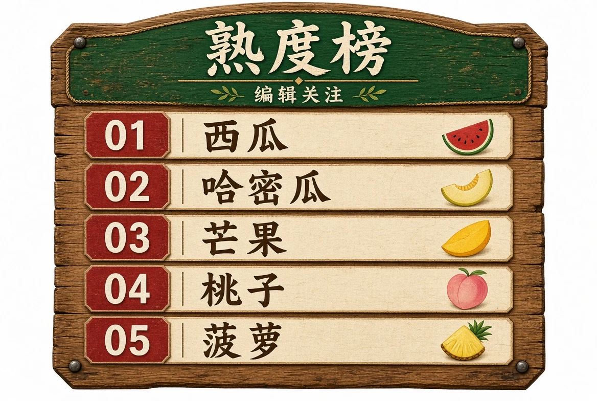 吃瓜熟度榜